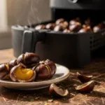 Châtaignes à l’airfryer plutôt qu’au four : un résultat fondant une heure plus tard