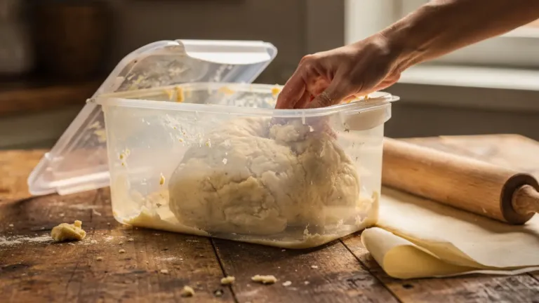 Pâte à tarte sucrée : la méthode en boîte hermétique pour la préparer sans robot Pâte à tarte sucrée : la méthode en boîte hermétique pour la préparer sans robot