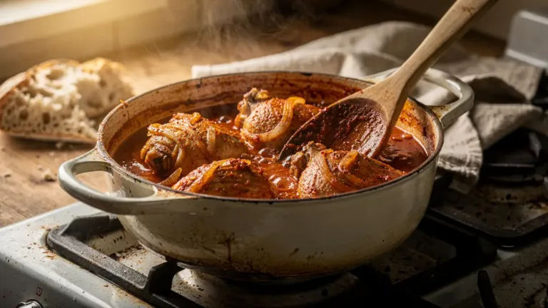 Ragoût de poulet : faites revenir le paprika à feu doux pour éviter l’amertume