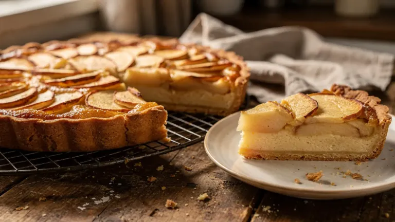 Tarte aux pommes : une couche sur la pâte crue absorbe le jus des fruits et évite un fond tout mou