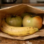 Tomates vertes : le rôle d’une banane mûre dans un sac en kraft pour favoriser leur maturation